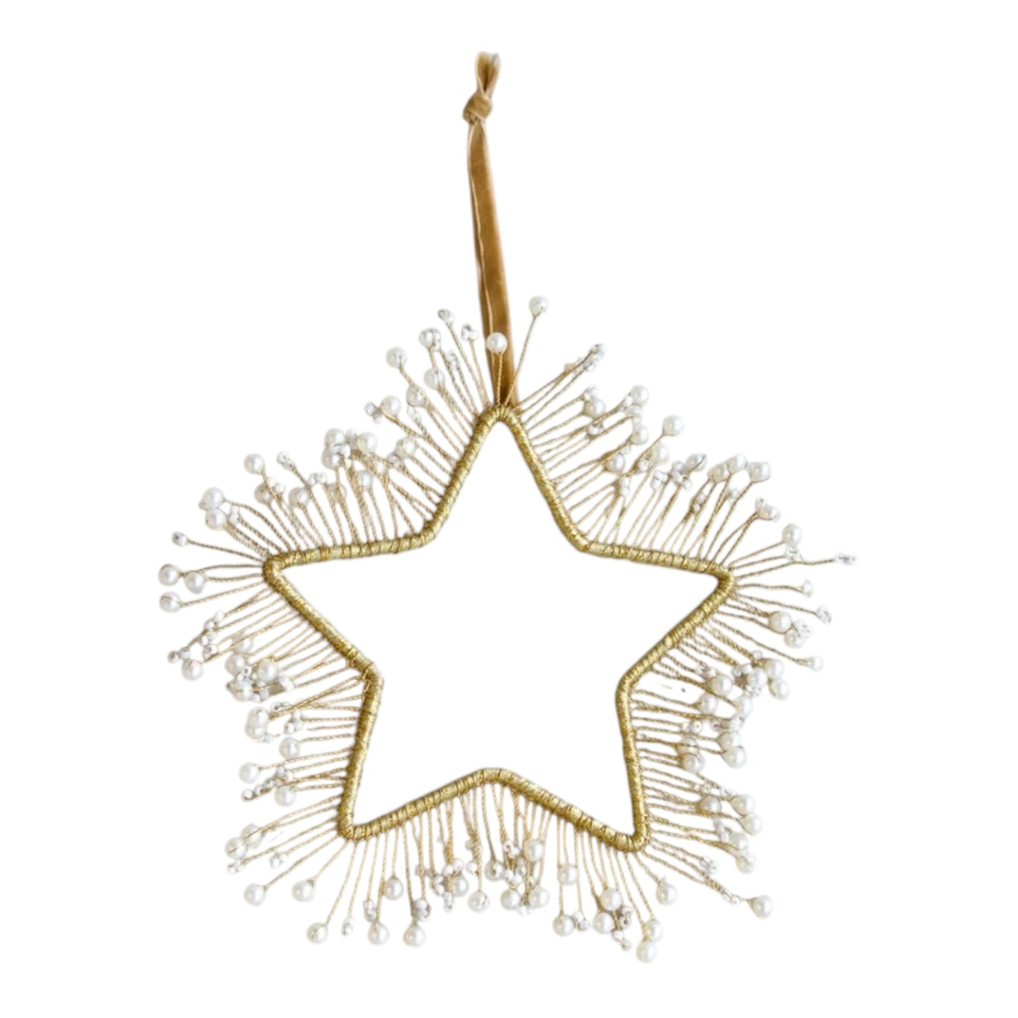 Decoro Stella con Perline