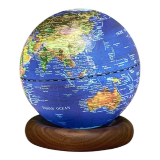 Mappamondo con Base Legno