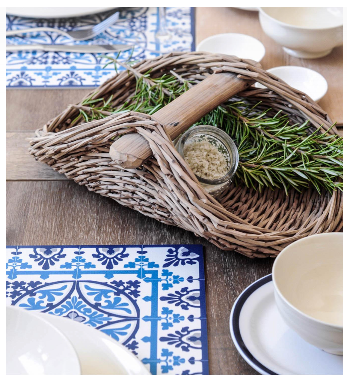 2 Tovagliette all'americana Barcelona Blue