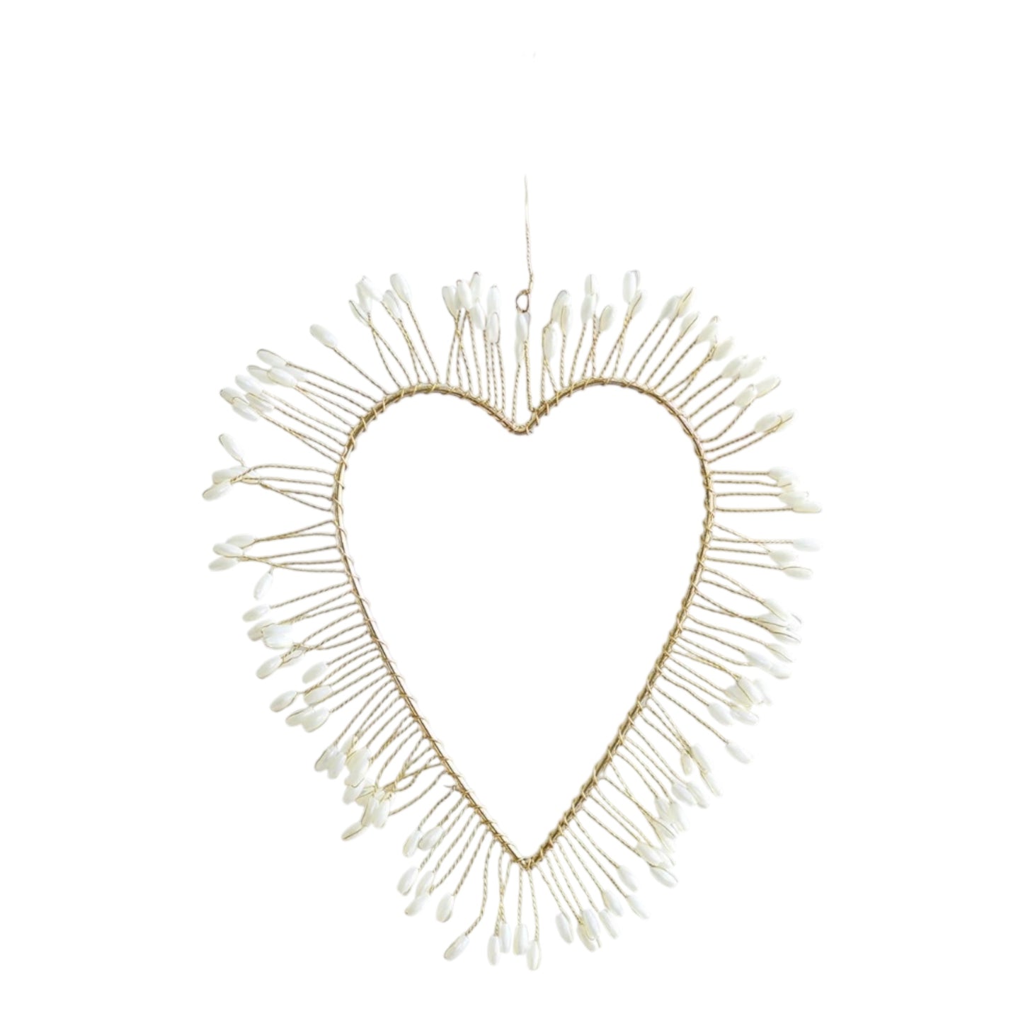 Decoro Cuore con Perline