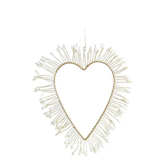 Decoro Cuore con Perline