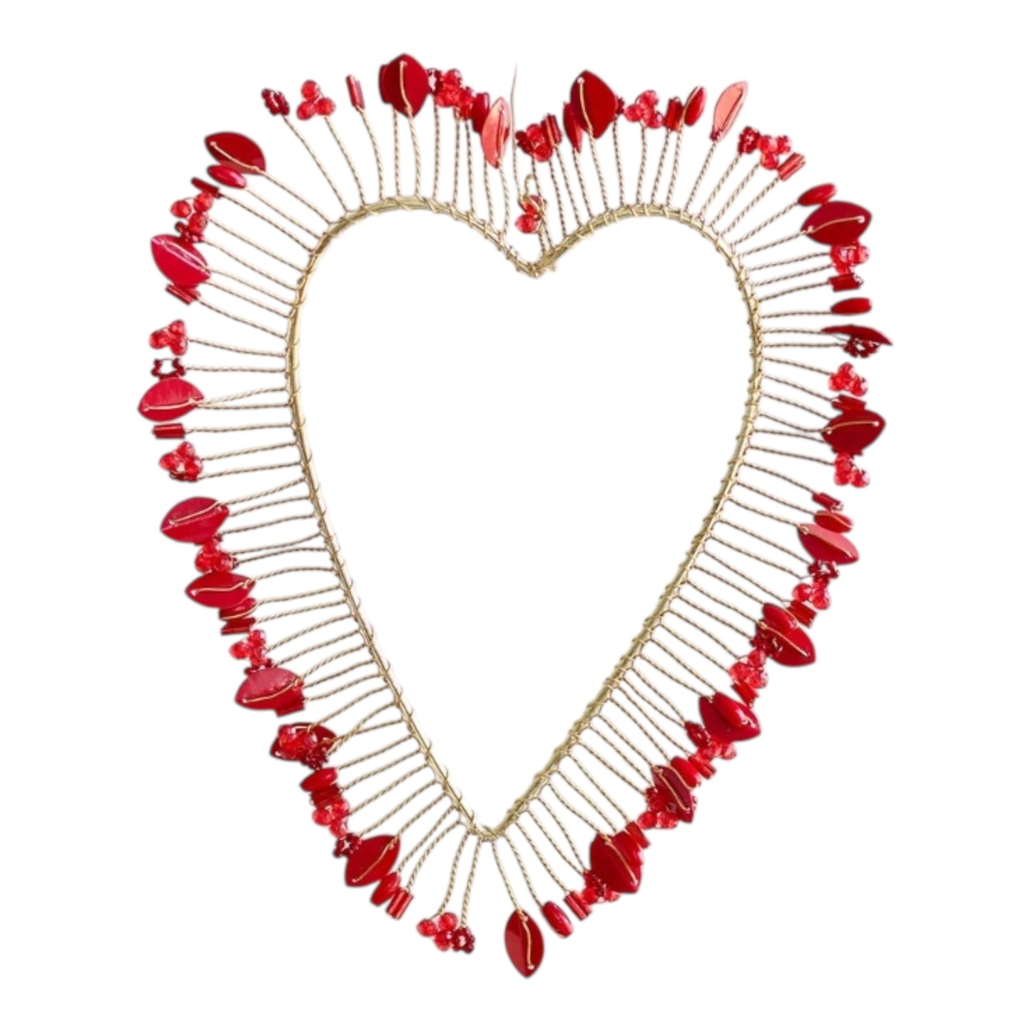 Decoro Cuore con Perline